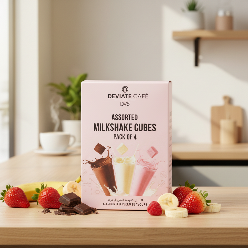 Cubes to milkshake 🤤