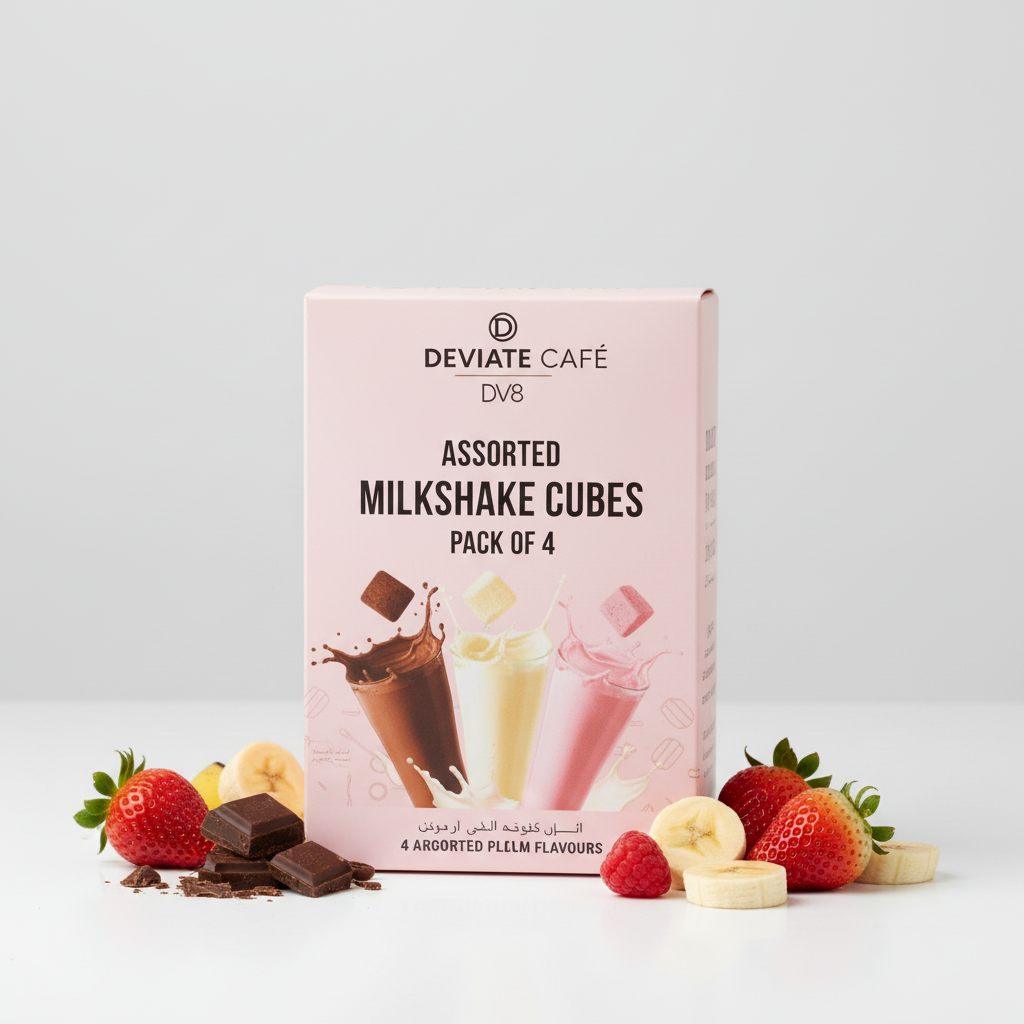 Cubes to milkshake 🤤